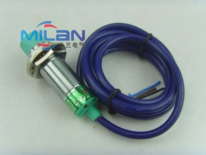 Индуктивный датчик приближения металлический сенсор NPN DC нормально открытый 1