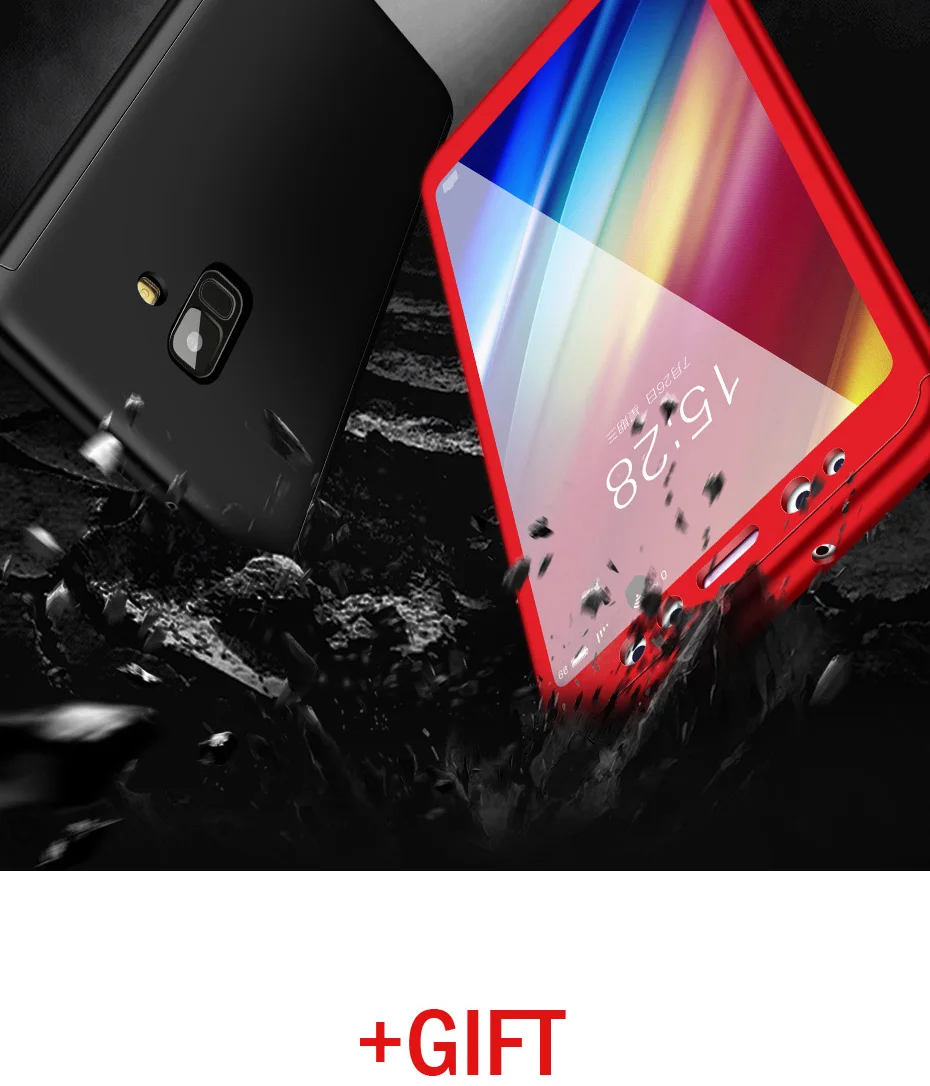 Прочный армированный чехол для телефона 360 Защитный чехол для samsung Galaxy A7 A6 A8 плюс J4 J6 чехол для samsung J5 J7 J3 J2 J7 рrime