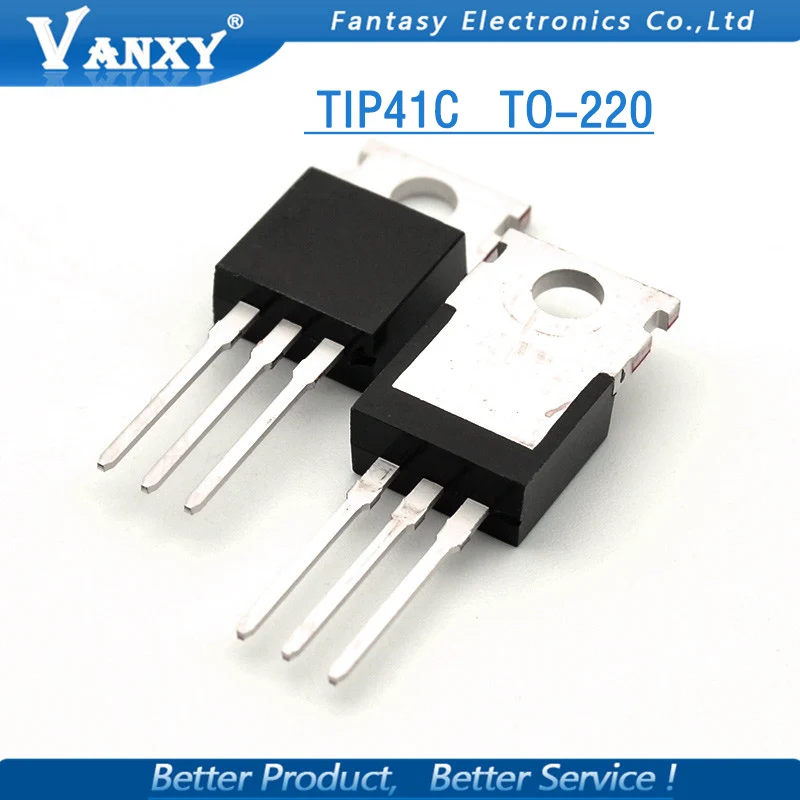 100PCS TIP41C TO220 TIP41 TO-220 new and original IC | Электронные компоненты и принадлежности