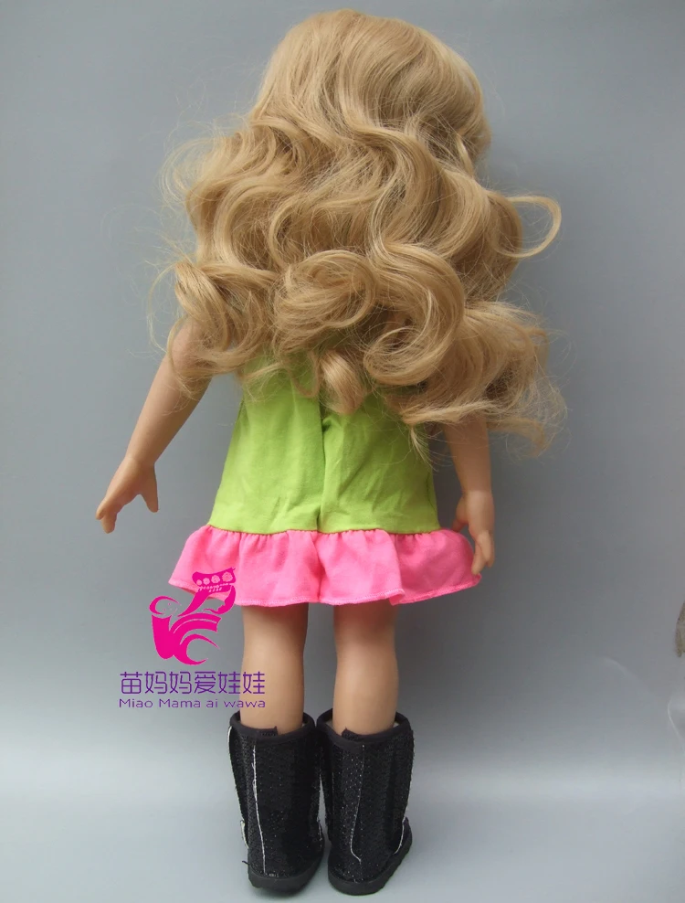 

Doll Shoes Fits for 18 Inch 45CM girl Doll Black winter Boots Shoes Doll Accessories Madame Alexander Doll Shoes