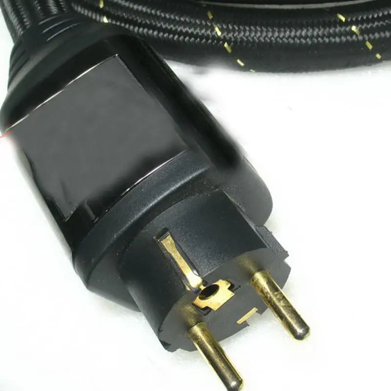 Hi-Fi PS AC-12 Европейское шнур питания Schuko аудио улучшенный AC12 аудиокабель без