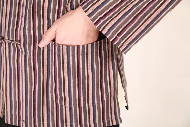 Традиционная китайская одежда для мужчин костюм Тан льняные жидкие топы костюмы