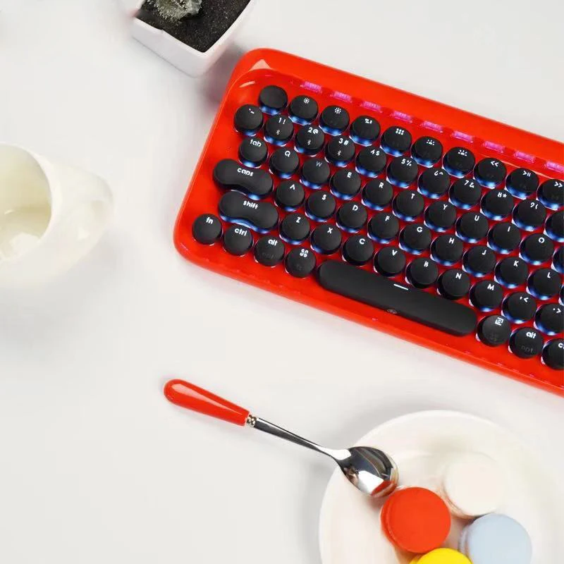 YouPin LOFREE Dot Bluetooth Mechanical Keyboard System-wide Use Green Axis 79 Key adjustable brightness For Smart Home | Электроника