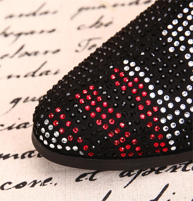 Choudory Кристалл Горного Хрусталя Мужская Обувь Класса Люкс Из Натуральной Кожи