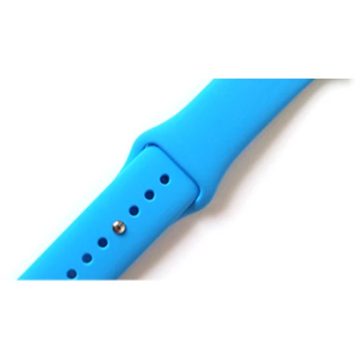 Синий Спортивный силиконовый ремешок для apple watch Series 4, 44 мм, 40 мм, сменный ремешок для браслета, ремешок для часов apple Watch 3, 42 мм, 38 мм, полосы - Цвет: Синий