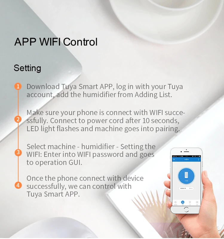 GX. Диффузор wifi умный аромадиффузор приложение Голосовое управление диффузор эфирного масла увлажнитель воздуха совместим с Alexa и Google Home