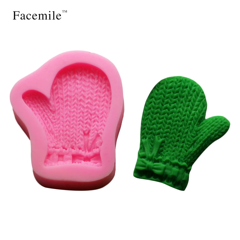 Рождественская форма для мыла в форме перчатки сахарное ремесло украшение торта