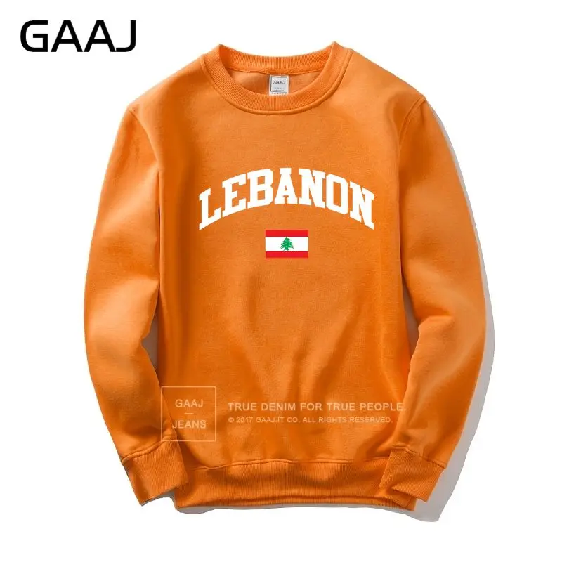 GAAJ Lebanon Flag Мужская и Женская толстовка куртка мужской спортивный костюм уличная новая Толстовка с принтом мужская одежда мода#72R03