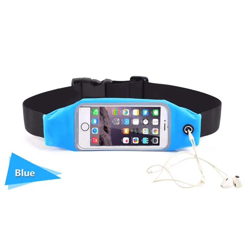 Blue L Спортивная сумка на пояс, универсальный чехол для 5," 5,5" 4,7 дюймов, чехол Обложка для Meizu M3s, водонепроницаемая сумка для бега, бега, мобильного телефона, тренажерного зала - Цвет: Blue L