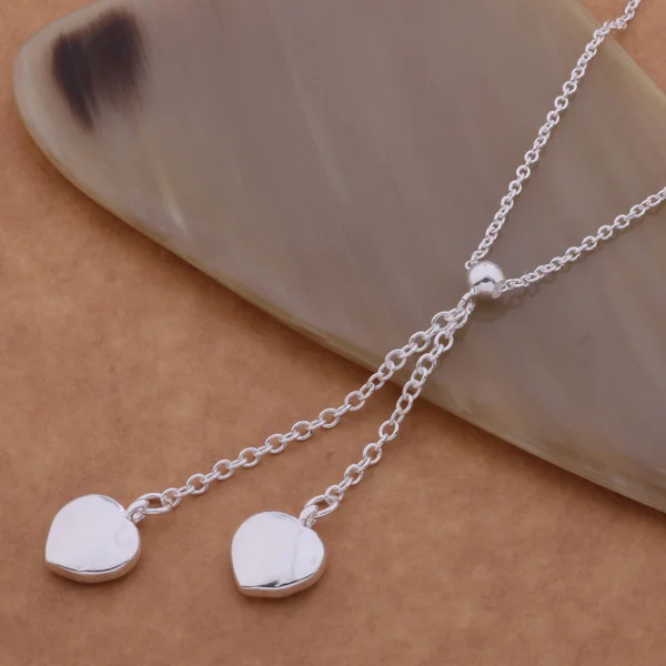 Комплект из колье и серёг серебра 925 пробы | Украшения аксессуары