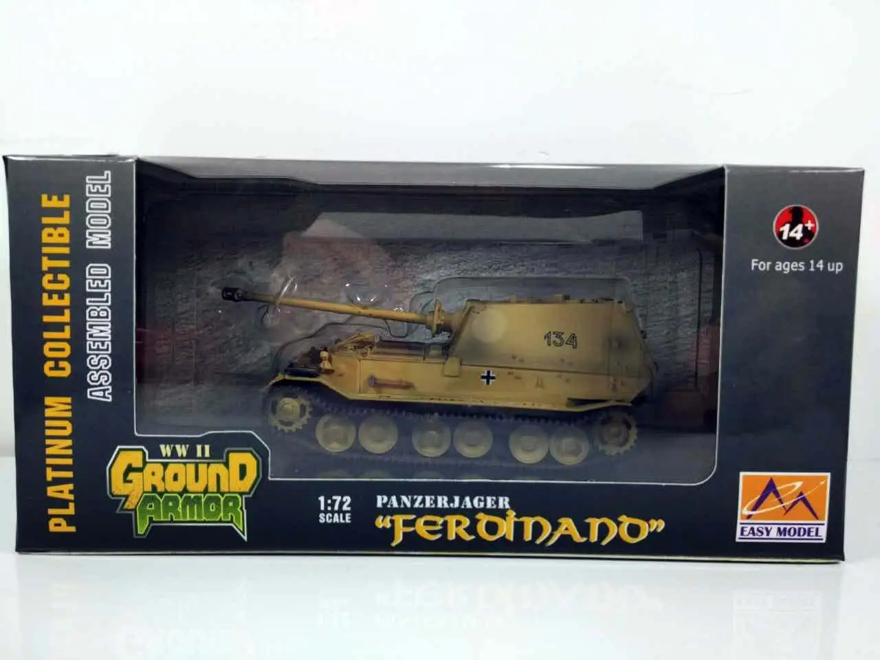 WW2 Немецкий Panzerjager Ferdinand Танк Разрушитель 653 Орел 1: 72 без литья под давлением