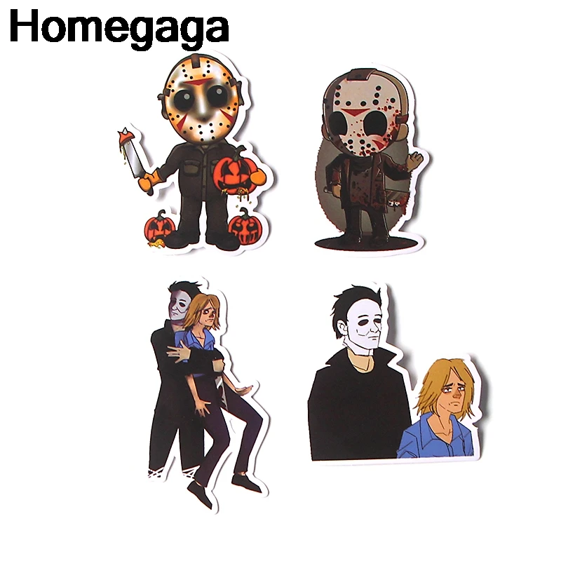 Homegaga, 37 шт., Майкл Майерс, Пятница, 13-й значок Фредди Крюгера, сделай сам, наклейки, ноутбук, телефон, двигатель, скрапбукинг, альбом D2134