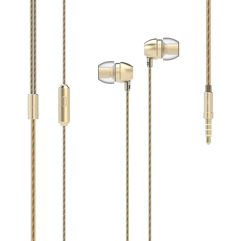 Hm7 gold Наушники Uiisii HM7/13, наушники-вкладыши, микрофонный сабвуфер, игровые наушники, шумоподавление, музыка, проводная стереогарнитура - Цвет: Hm7 gold
