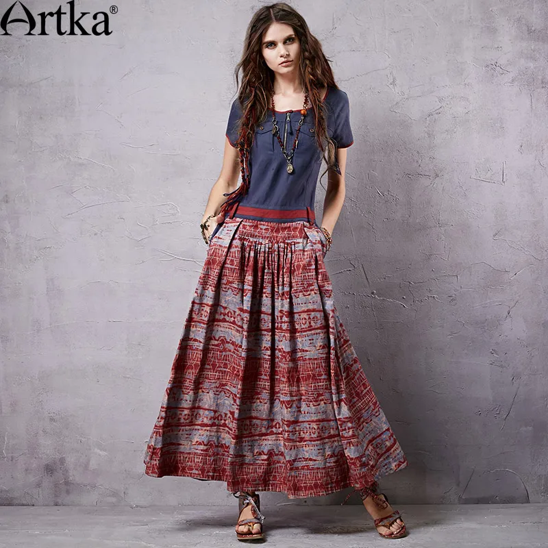 Женское винтажное платье составного кроя ARTKA белое элегантное приталенное из