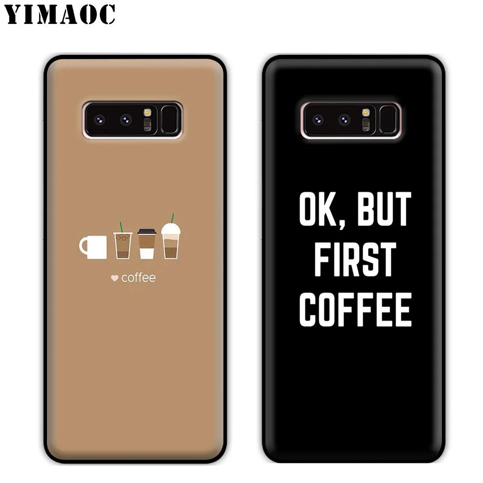 YIMAOC Gilmore Girls Coffee Soft Silicone Case for Samsung Galaxy Note 10 Plus 9 8 A9 A8 A6 2018 A5 A3 2017 2016 |