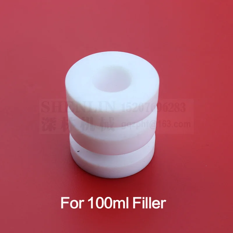 SHENLIN тефлоновая машина для наполнения поршня PTFE поршня пневматической машины для наполнения нейлоновый поршневой наполнитель 100 мл/300 мл/500 мл/1000 мл - Цвет: For 100ml
