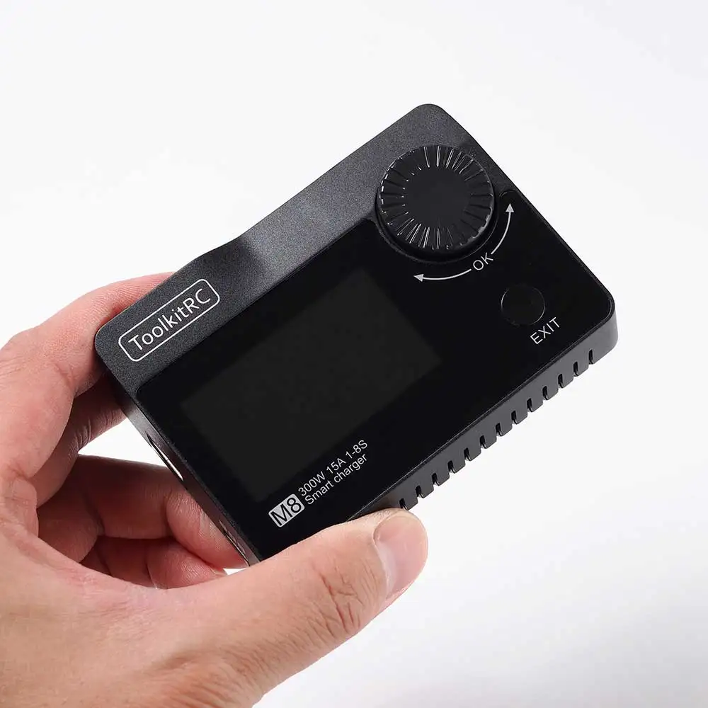 ToolkitRC M8 300 Вт 15A 2-8S LiPo зарядное устройство Dis зарядное устройство Cell Checker Servo тестер Lipo батарея для RC FPV гоночный Дрон