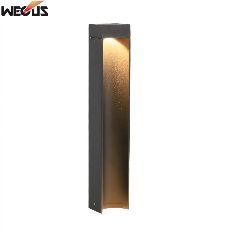 Sand black WECUS) новейшее поступление наружные светодиодные огни COB светодиодный чип светодиодный лампы для газонов 10 Вт светодиодный фонарь для садового двора квадратное освещение - Испускаемый цвет: Sand black