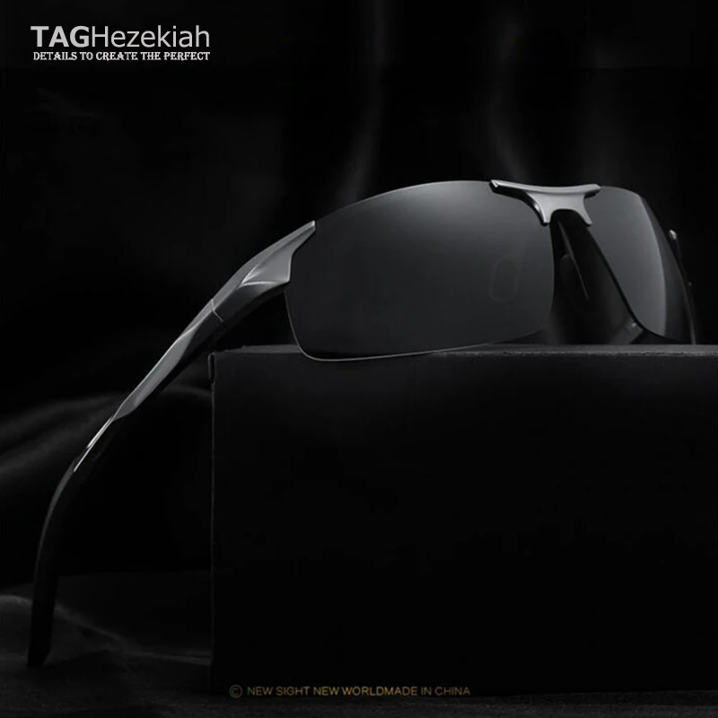 Мужские солнцезащитные очки с поляризационными стеклами винтажные