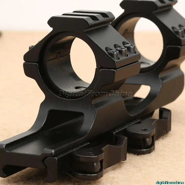 

Aluminum Tactical 25.4mm 1"/ 30mm Offset Dual Rings Cantilever Mount Heavy Duty 20mm Picatinny Weaver Rail Hunting Scope Mounts