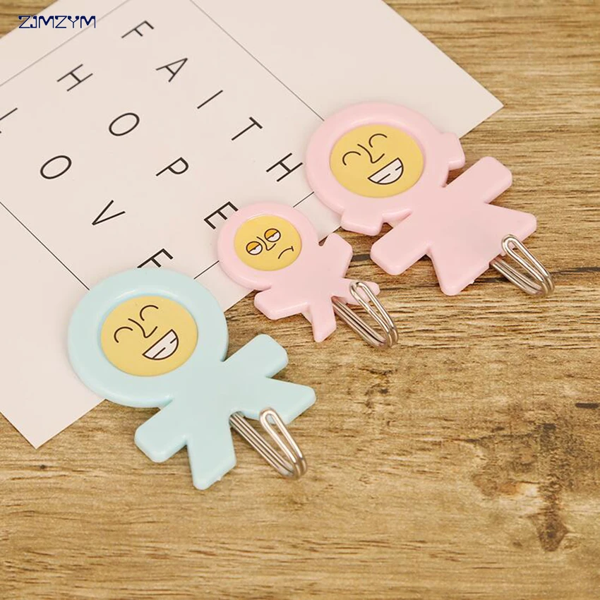 3 шт./компл. Семья Стиль крючки на липучке настенная присоска для ключ Одежда