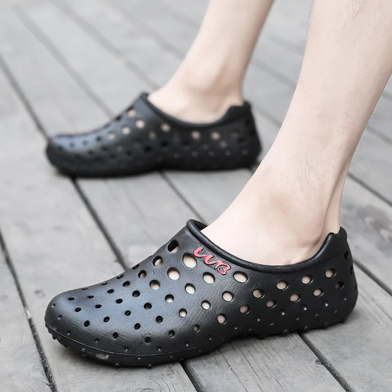 2018 г. летние классические мужские туфли с боковым отверстием пляжная обувь