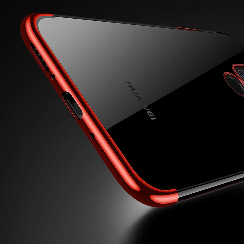 YueTuo luxury back phone cover coque case for huawei mate 10 lite 20 pro X 20X ultra thin silicone silicon soft tpu Accessories |