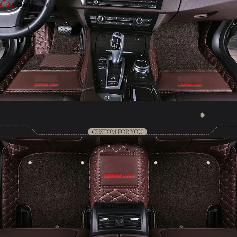 Автомобиль считаем коврики для volvo v50 v40 c30 xc90 xc60 s80 s60 s40 v70 v60 xc40 аксессуары для ковров - Название цвета: Color 6
