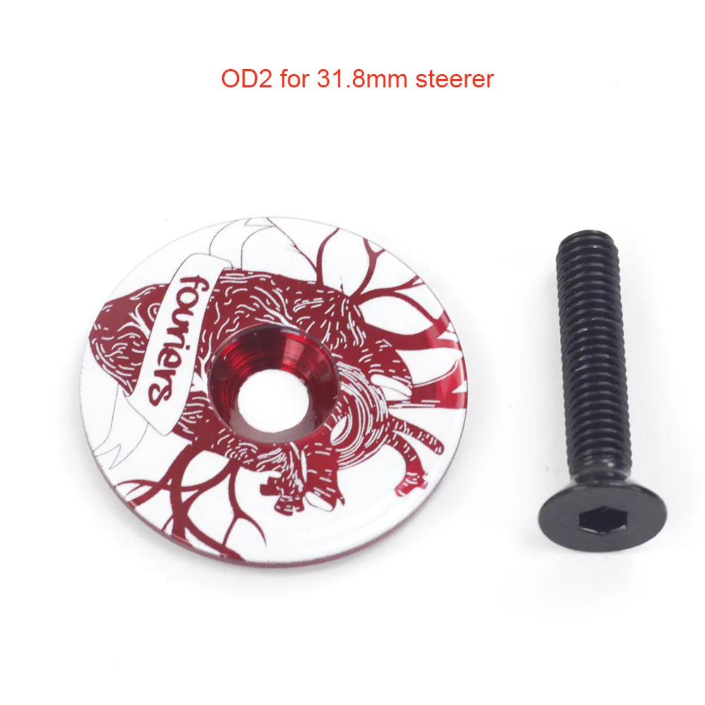 A031 OD2 31.8mm Fouriers велосипед cnc вынос руля Топ Кепки чехол для гарнитуры 31,8 мм 35 мм Для 28,6 мм 1 1/" OD2 шток Кепки s Чехол для гарнитуры велосипедов Запчасти - Цвет: A031 OD2 31.8mm