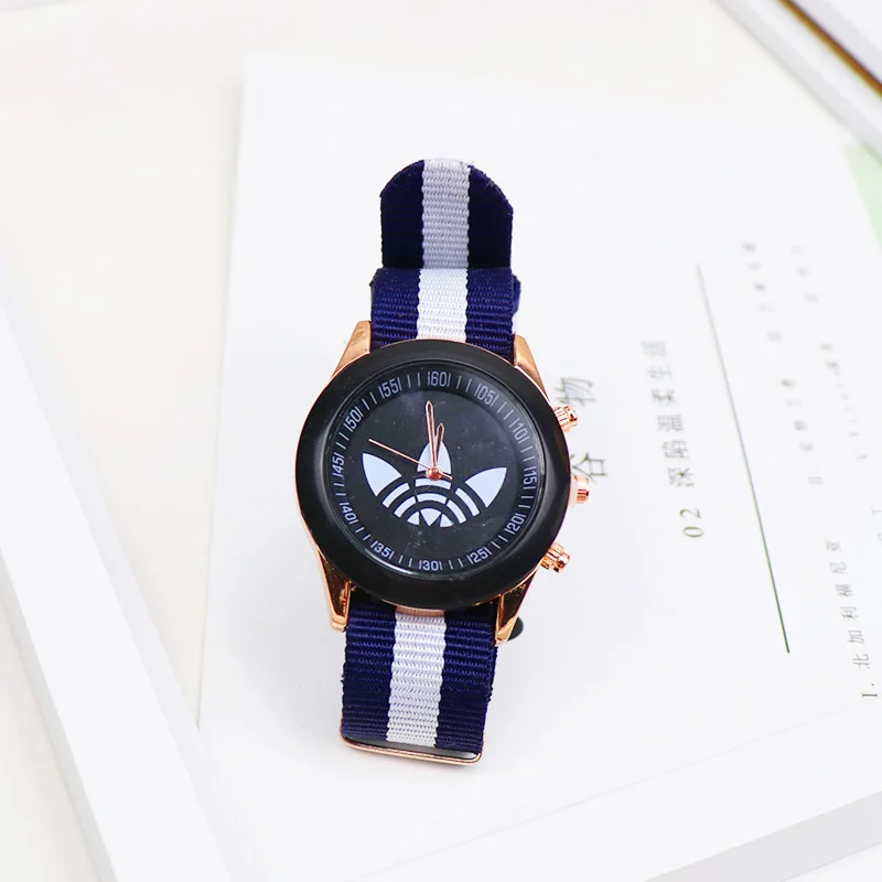 Мужские и женские кварцевые наручные часы montre femme повседневные с нейлоновым