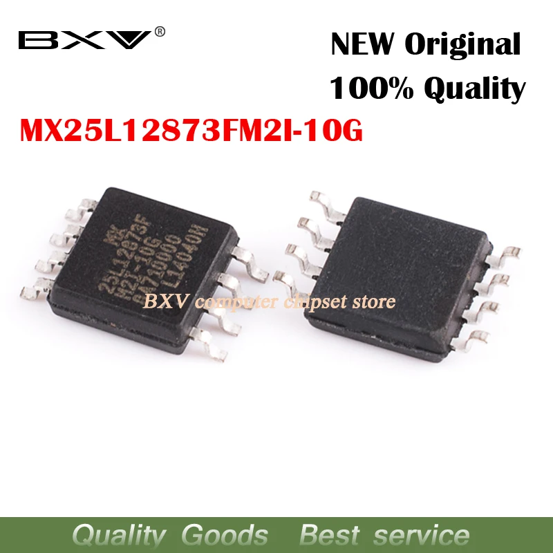 2 шт. MX25L12873FM2I-10G MX25L12873FM2I MX25L12873F 25L12873F лапками углублением SOP-8 новые оригинальные