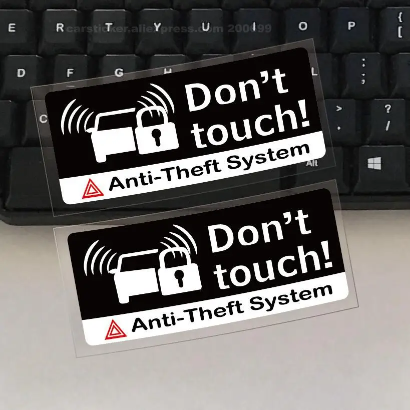 2 шт. Dont Touch Jdm наклейка для грузовика бампер на окно автомобиля виниловая