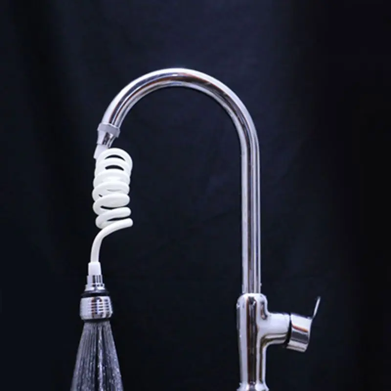 

Extendable Retractable Tube Extension Tube Shower Faucet Water Saving Filter Bubbler Spout Kitchen Tool