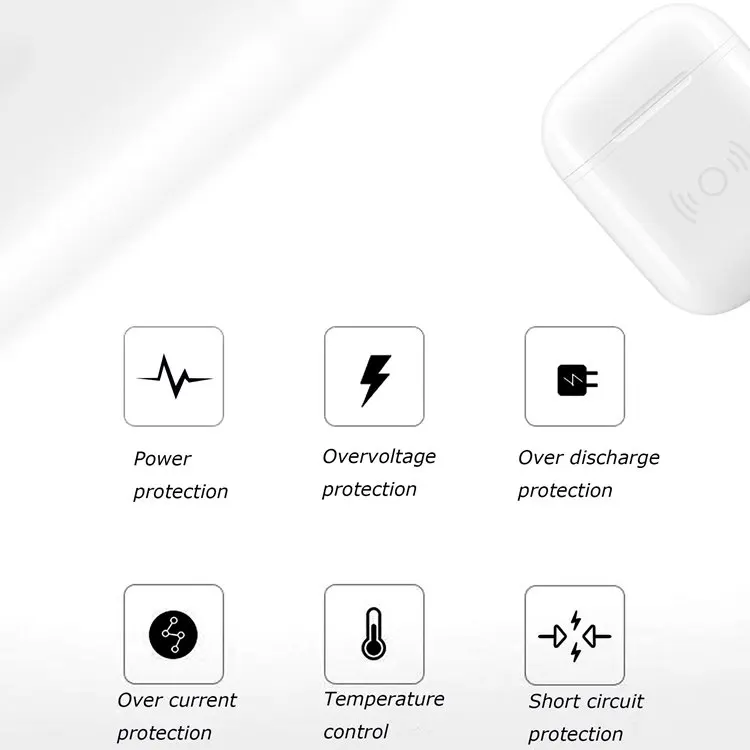 QI Беспроводное зарядное устройство защитный чехол для Airpods беспроводной