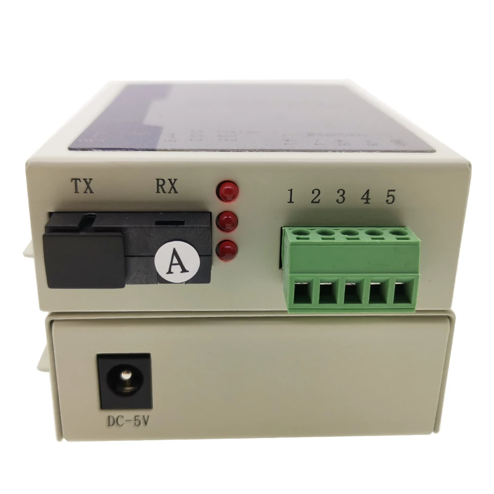 Оптоволоконный модем RS485/422 в Ethernet одномодовый SC 20 км оптоволоконный