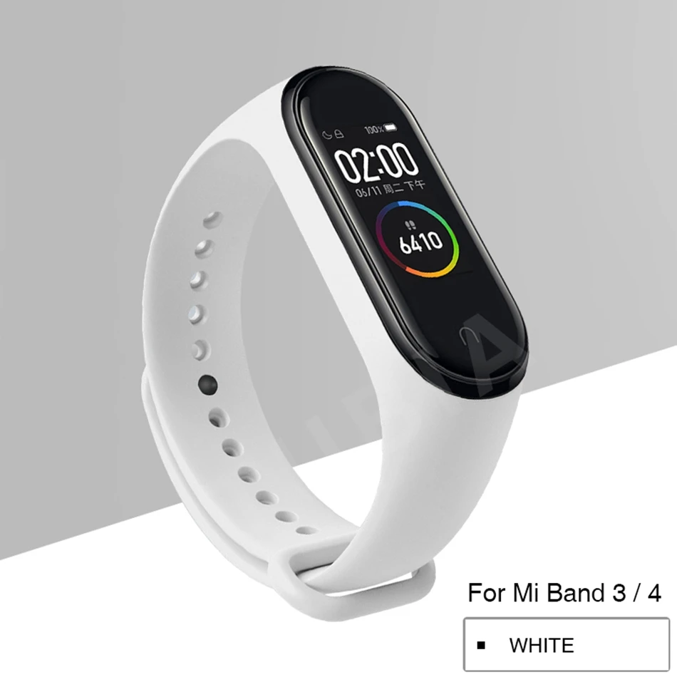 Clear mi Band 4 3 ремешок на запястье для Xiaomi mi Band 3 4 Браслет Силиконовый mi band 3 4 NFC аксессуары Smart mi band 4 Correa