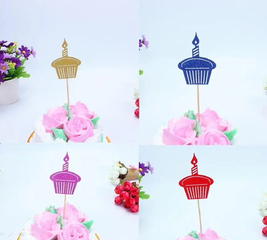 1 шт. Разноцветный флаг для торта на день рождения|flag topper|for weddingdecoration supplies |