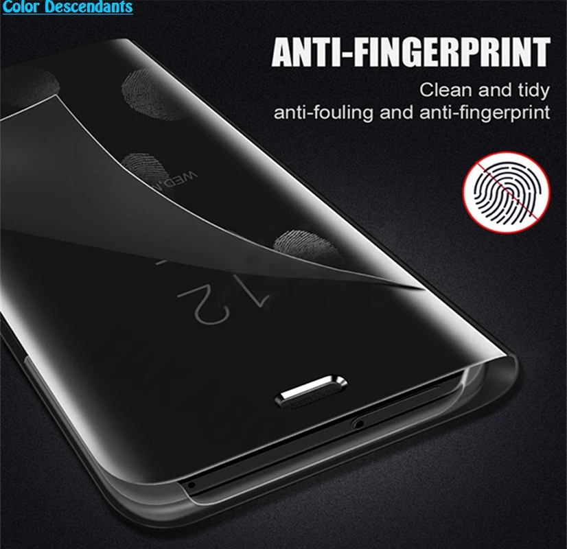 Clear View Smart Зеркало чехол для телефона для samsung Galaxy S9 S8 S7 S6 Edge Plus Note 8 9 для A3 A5 A7 A8 J3 J7 чехол Funda