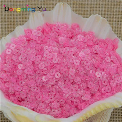 Dark Pink 1500 шт(30 г) 4 мм плоские круглые рассыпчатые блестки с блестящей пудрой для свадебного украшения, нашивки для швейных изделий - Цвет: Dark Pink