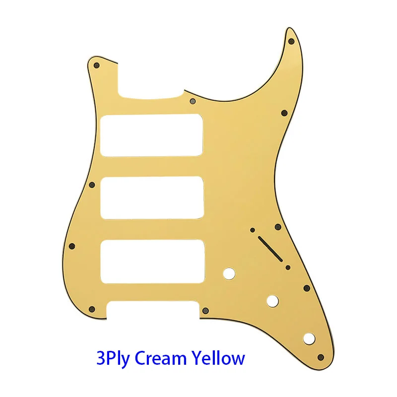 Pleroo отличное качество гитарные части 3 P-90 гитара Stratocaster PICKGUARD для нас 11 винтовых отверстий Strat 3 P90S Humbucker