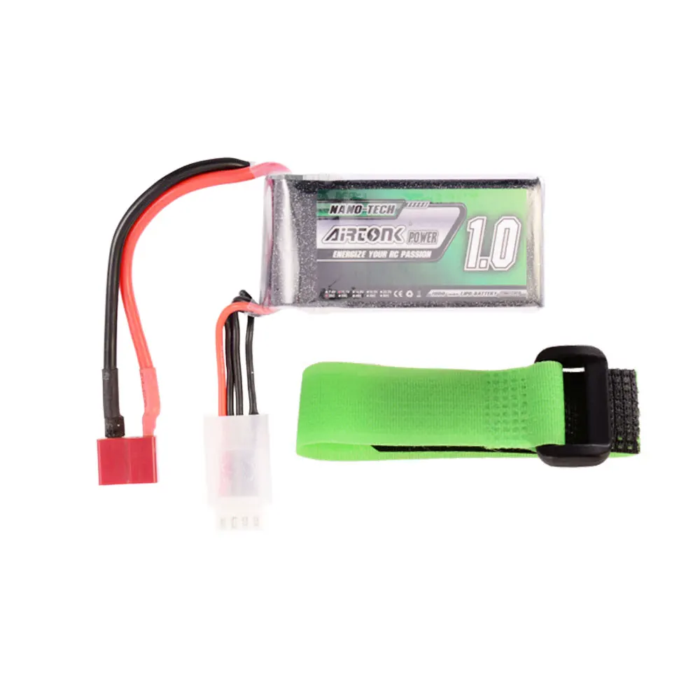 Airtonk Power 11.1V 1000mAh 30C 3S Lipo Battery T Plug Rechargeable for RC Racing Drone Quadcopter Helicopter Car Boat | Игрушки и хобби