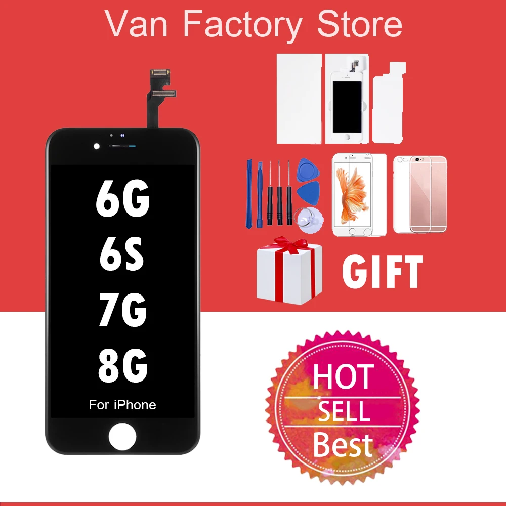 Tianma AAA + качественный ЖК дисплей для iPhone 6 6g 6s 7 7g 8 8g в сборе с 3D сенсорным экраном