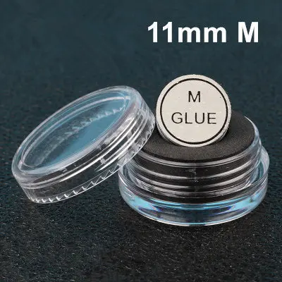 11MM M Высокое качество 11/12/14 мм бильярдный наконечник кия м твердость бильярдный Кии для снукера Stick наконечник бильярдного кия аксессуары - Цвет: 11MM M
