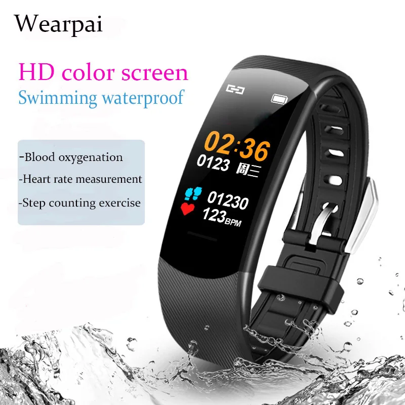 Смарт-часы Wearpai C5 для женщин монитор сердечного ритма фитнес-трекер