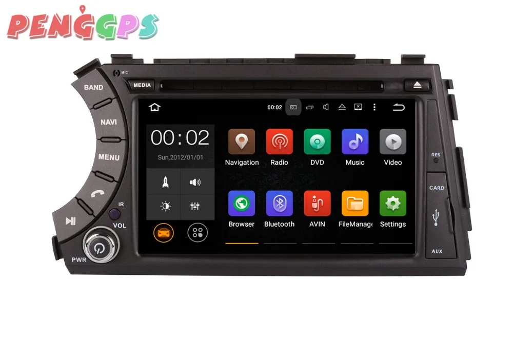 Автомобильный gps навигация Android 9 0 DVD радио для SSANGYONG Kyron Actyon Micro Korando 2005 2006