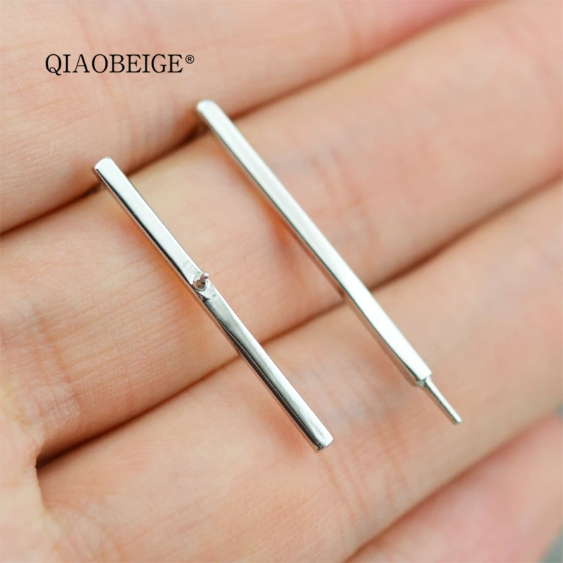 QIAOBEIGE серьги из пресноводного жемчуга серебро 925 пробы жемчужное крепление для