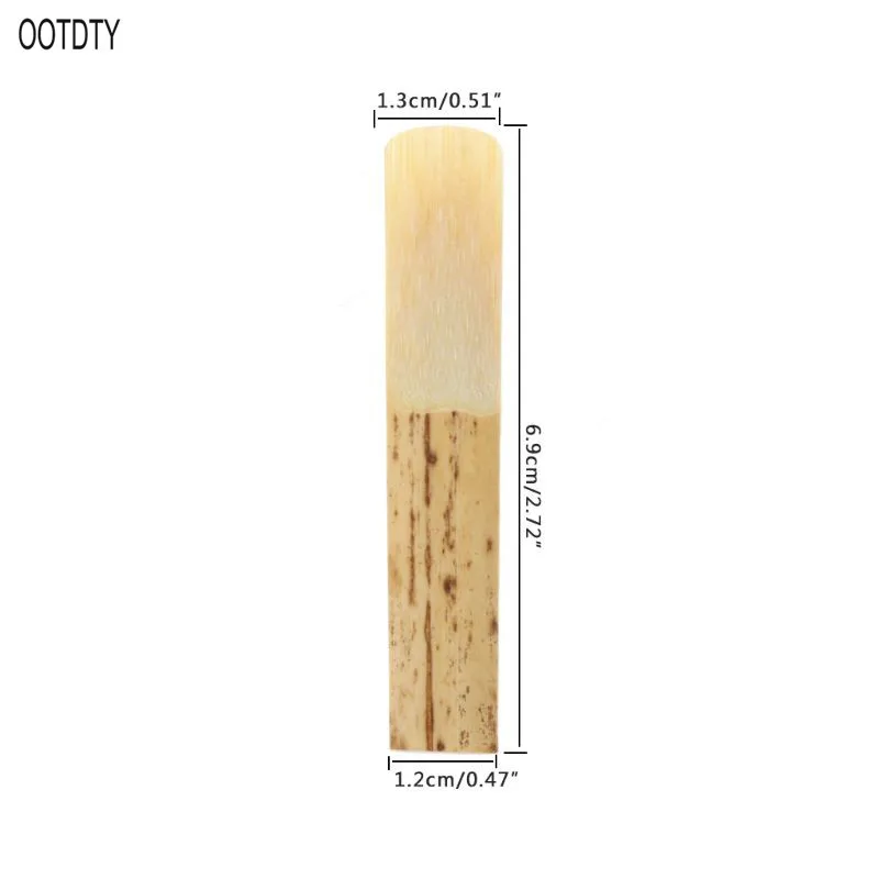 10pcs 2.5 Strength Clarinet Reeds Music Instrument Part Traditional Bamboo | Спорт и развлечения