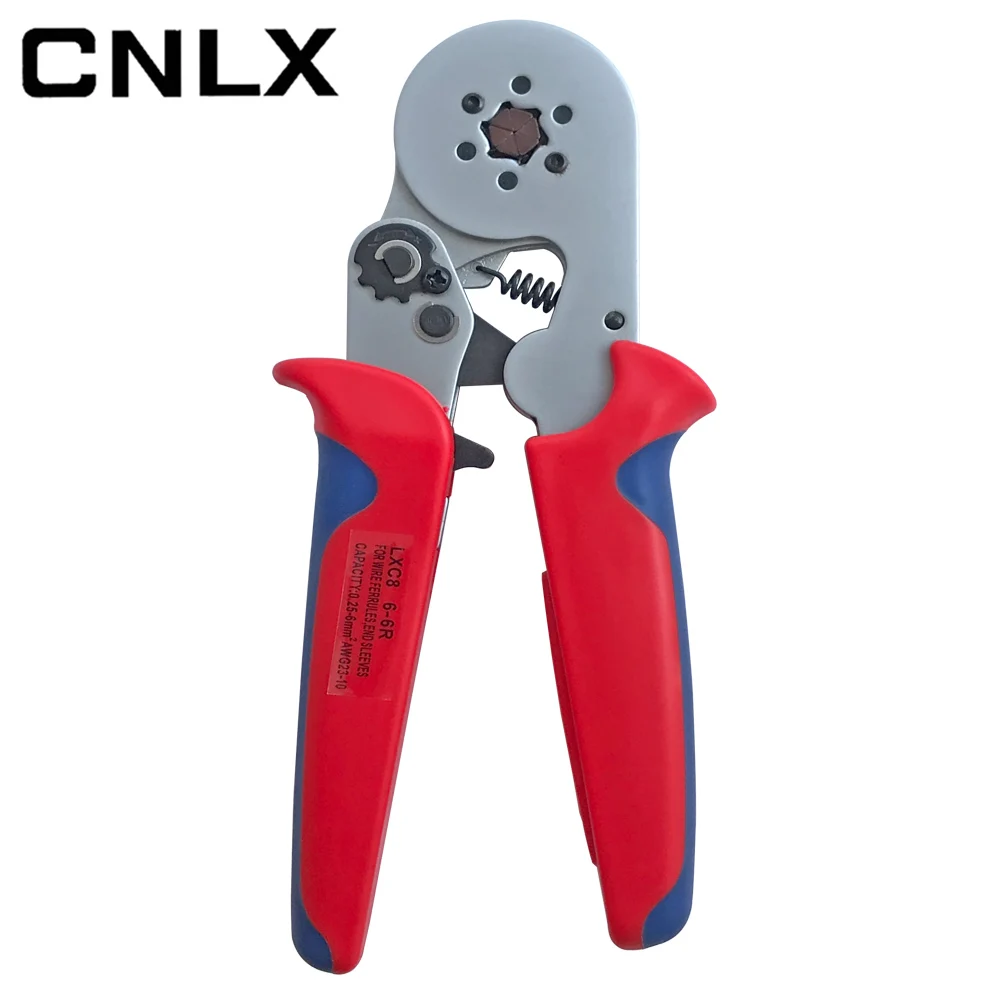 LXC8 6-6R pliers LXC8 10С 0,25-10mm2 23-7AWG LXC8 6-6/6-4 0,25-6mm2 HSC8 6-4R обжимные клещи электрическая трубка Клеммы Коробка мини фирменный Зажим инструменты - Цвет: LXC8 6-6R pliers