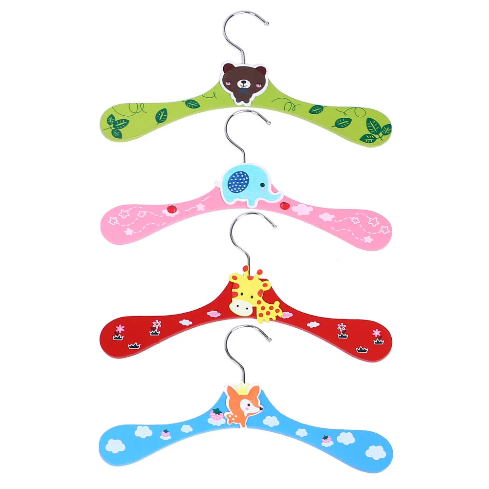 Мультяшная деревянная вешалка для одежды домашних животных кошек и собак