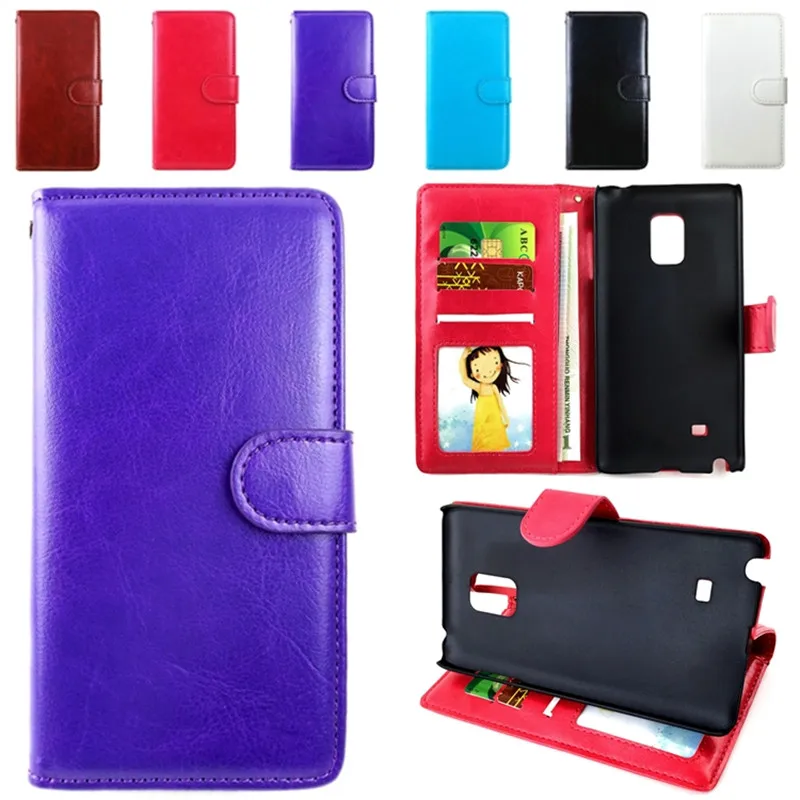Чехол книжка Note 4 кожаный роскошный чехол на заднюю панель телефона для Samsung Galaxy